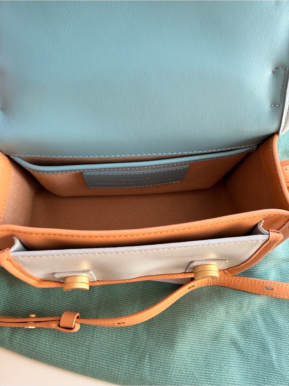 Mlouye Bag Mini Eddie in Rare Color Malibu SOLD OUT! New with Dustbag - Picture 4 of 7